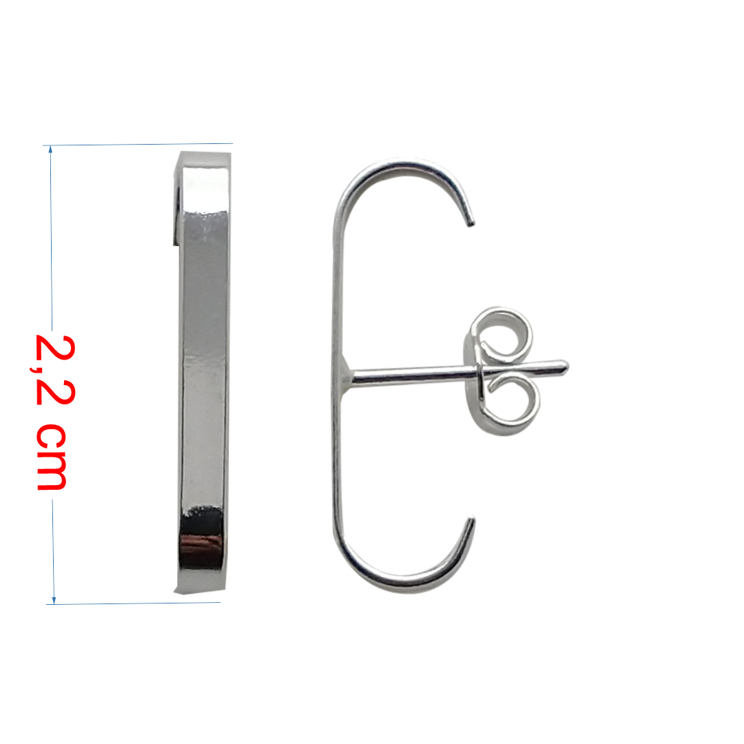 Brinco de prata 925 Ear Hook